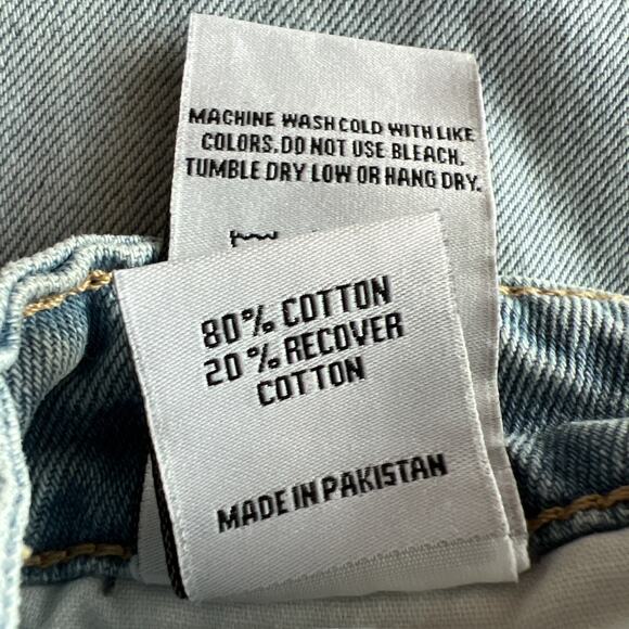 Lovers & Friends Jeans Womens 27 Reece High Rise Rigid Slim Straight Button Fly - Picture 7 of 14